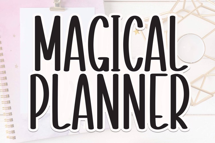 Magical Planner Font