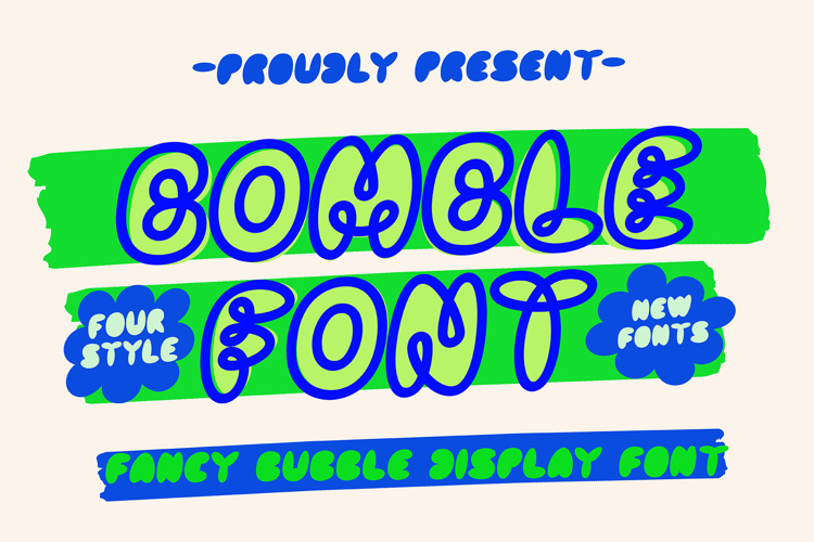Preview of Bomble Font