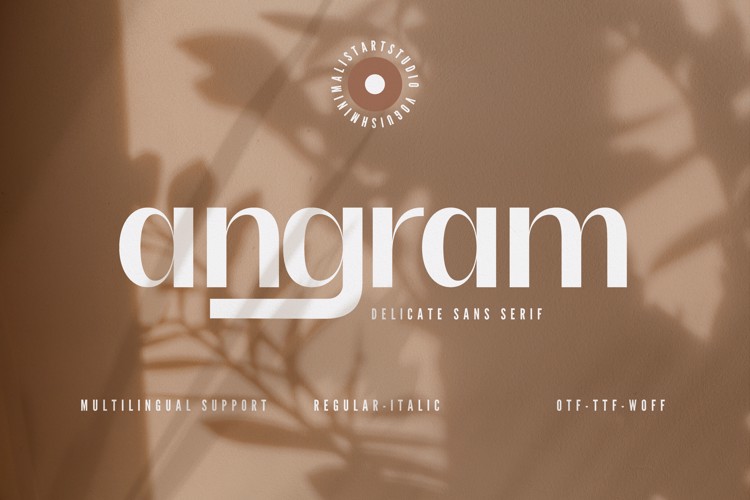 Preview of Angram Font