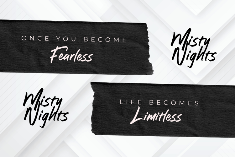 Misty Nights Font