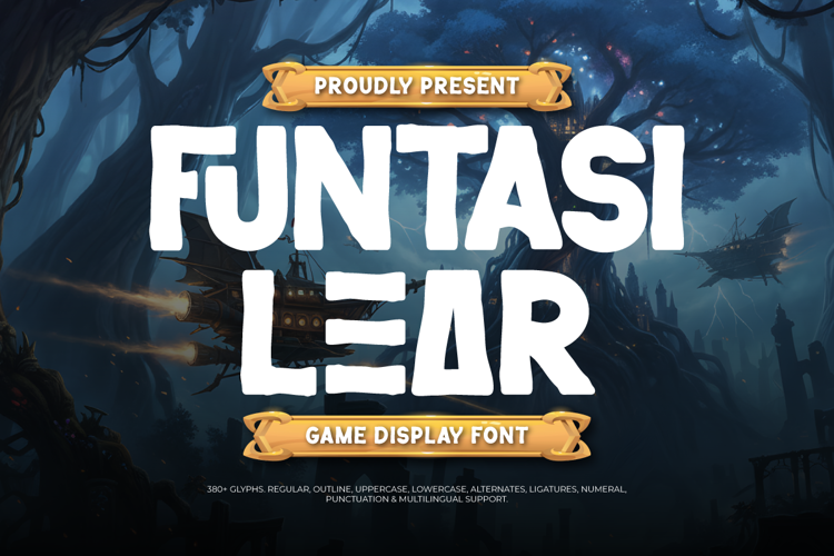 Preview of Funtasi Lear - Game Display Font