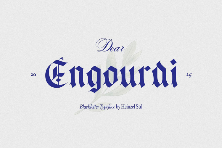 Preview of Engourdi Font