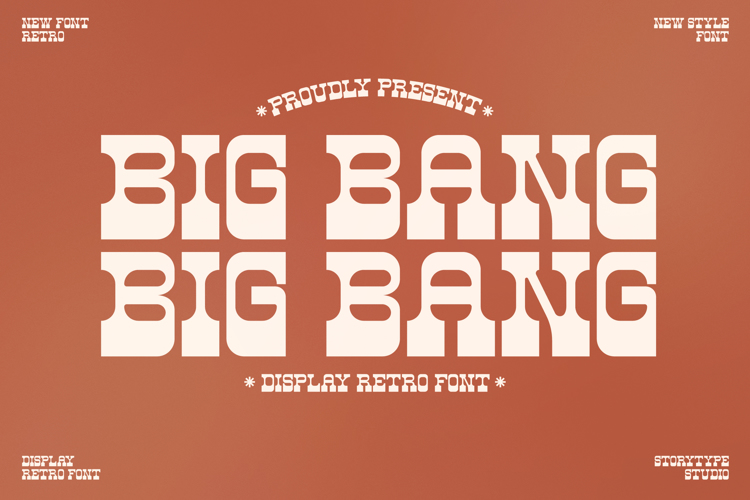 BIG BANG Font