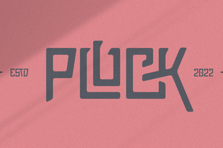Pluck Font