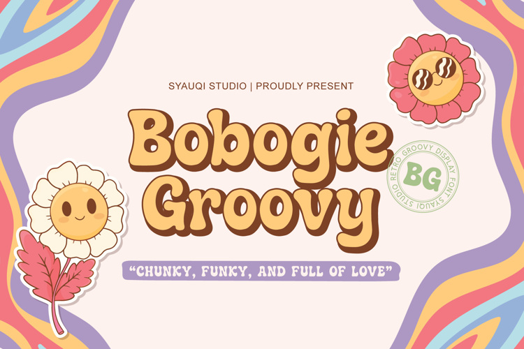 Preview of Bobogie Groovy Font