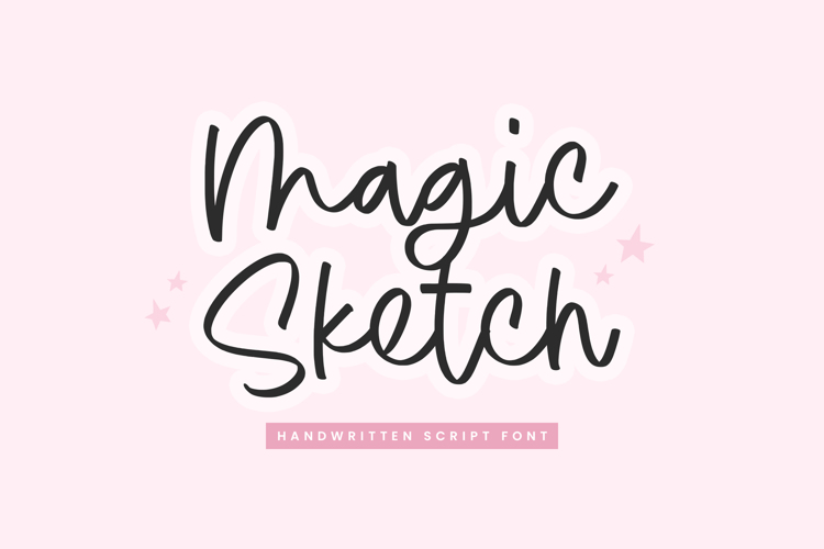 Preview of Magic Sketch Font