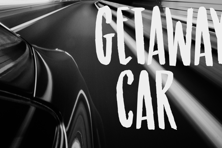 Getaway Car DEMO Font