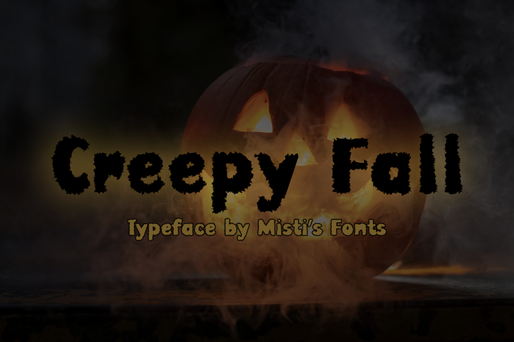 Preview of Creepy Fall Font