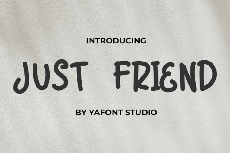 Just Friend Font