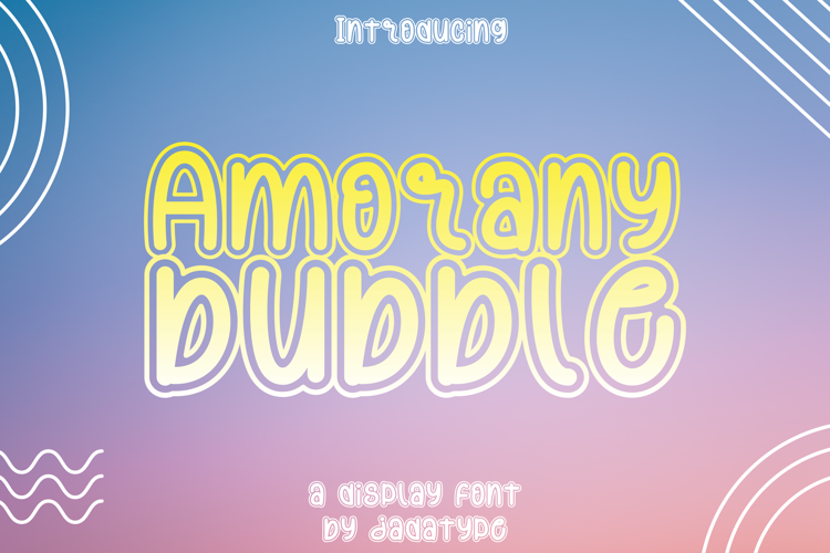 Amorany Bubble Font