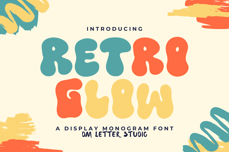 Preview of Retro Glow Font
