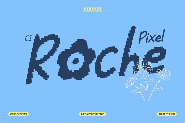 Preview of CS Roche Pixel Font
