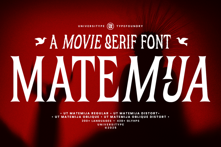 Preview of UT Matemija Font