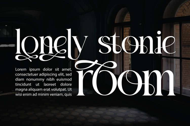 Preview of Altamira Sentiment Font