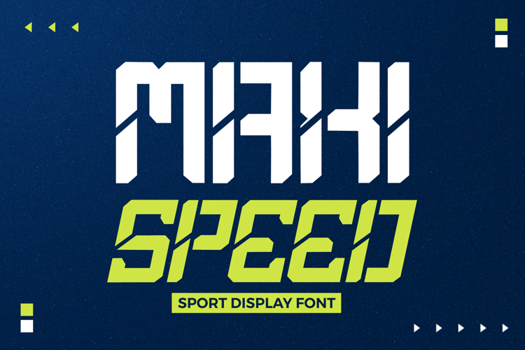 Maxispeed Font