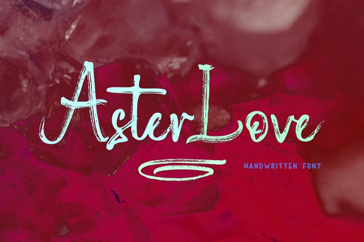 Aster Love Brush Script Font