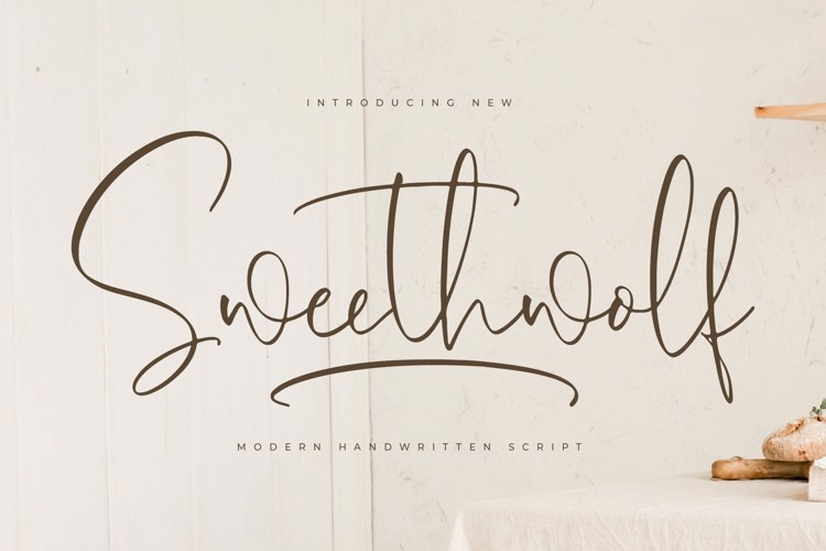 Preview of Sweethwolf Font