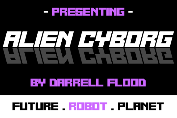 Alien Cyborg Font