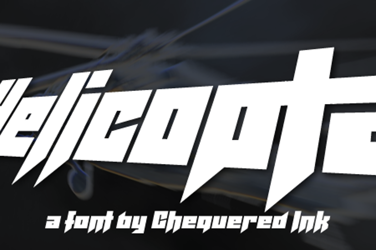 Helicopta Font