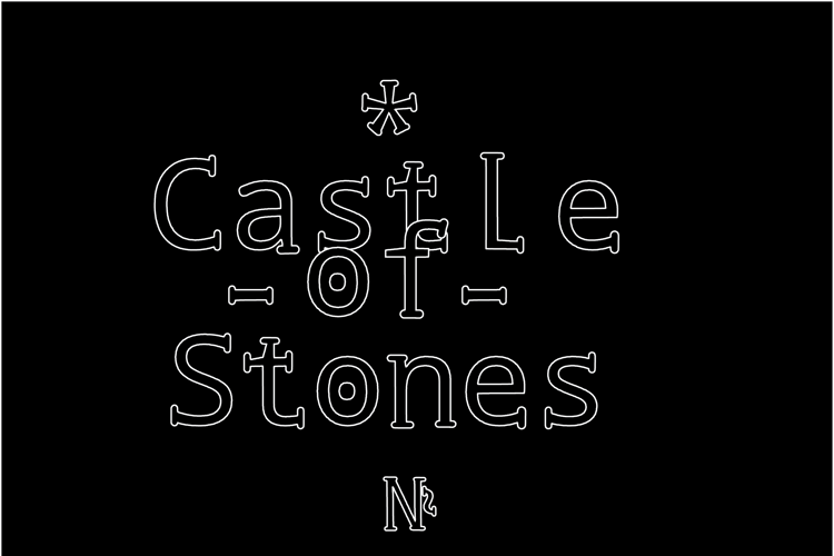Castle of Stones Font