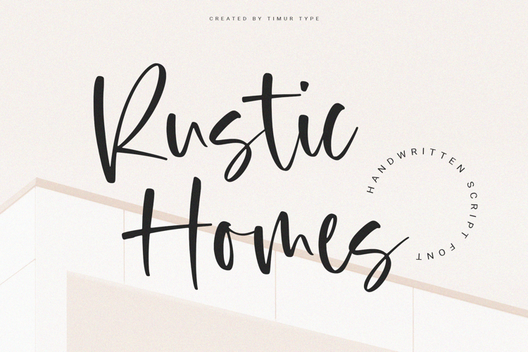 Rustic Homes Font
