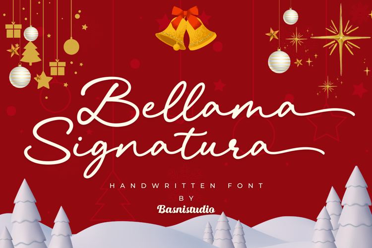 Preview of Bellama Signature Font