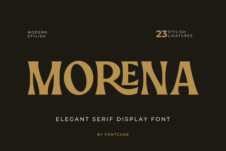 Preview of Morena Font