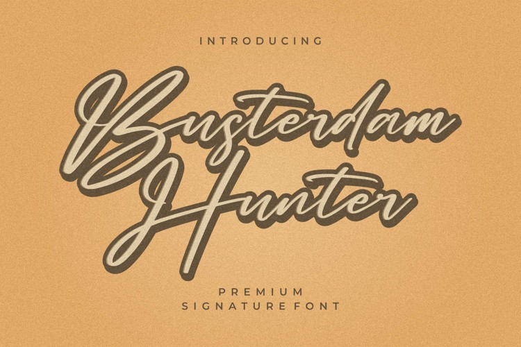 Busterdam Hunter Font