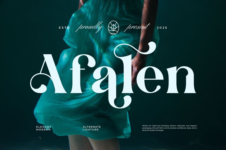 Preview of Afalen Font