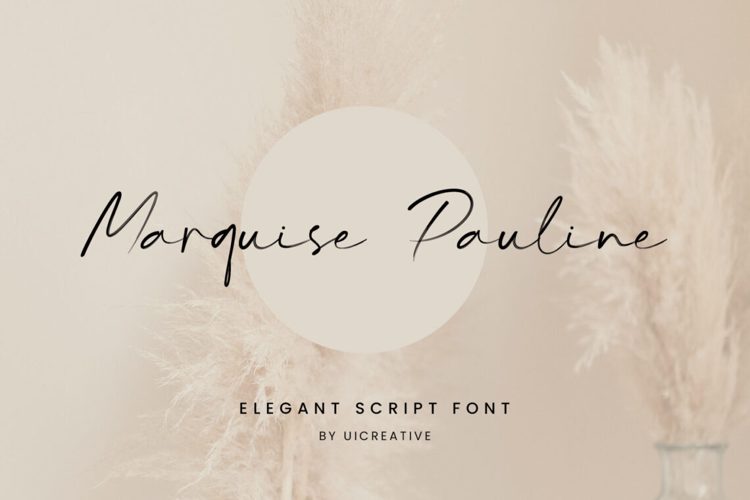 Preview of Marquise Pauline Thin Luxury Girly Font