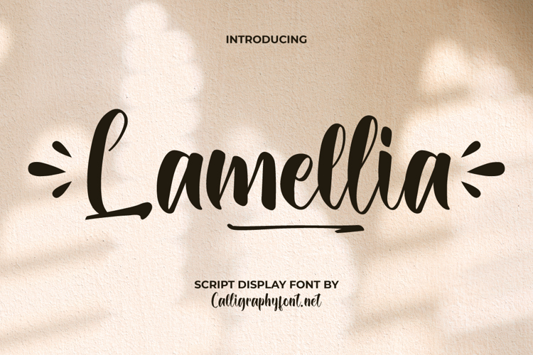 Lamellia Font