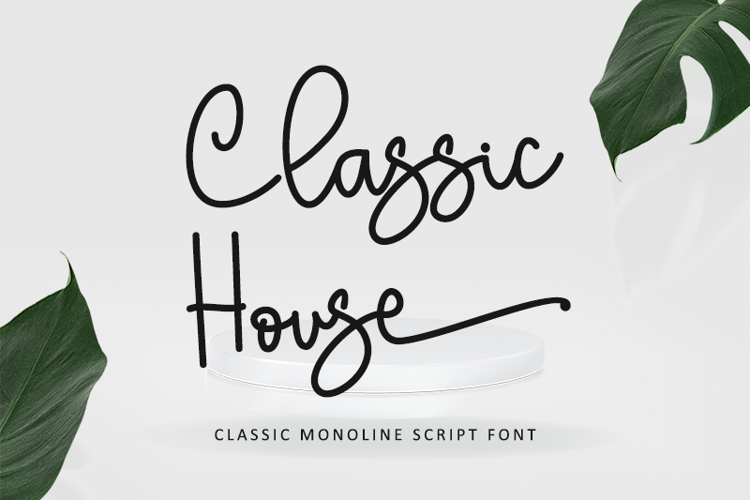 Classic House - Font