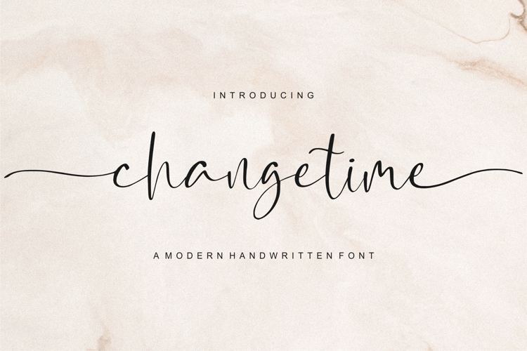 Changetime Font