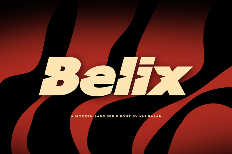 Preview of Belix Font