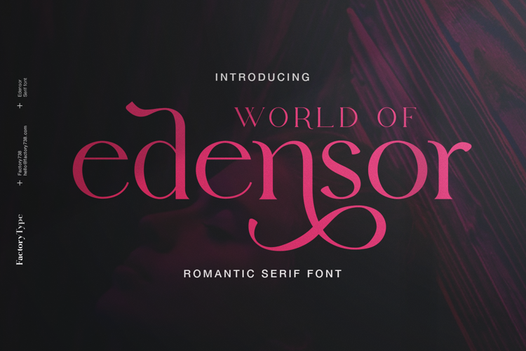 Edensor Serif Font
