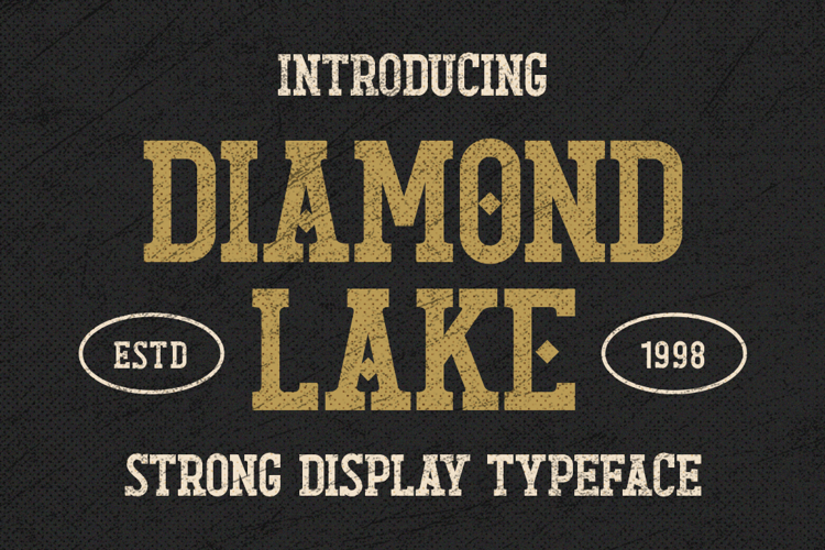 Diamond Lake Font