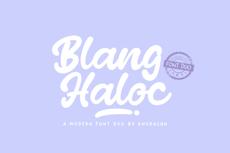 Blang Haloc Font