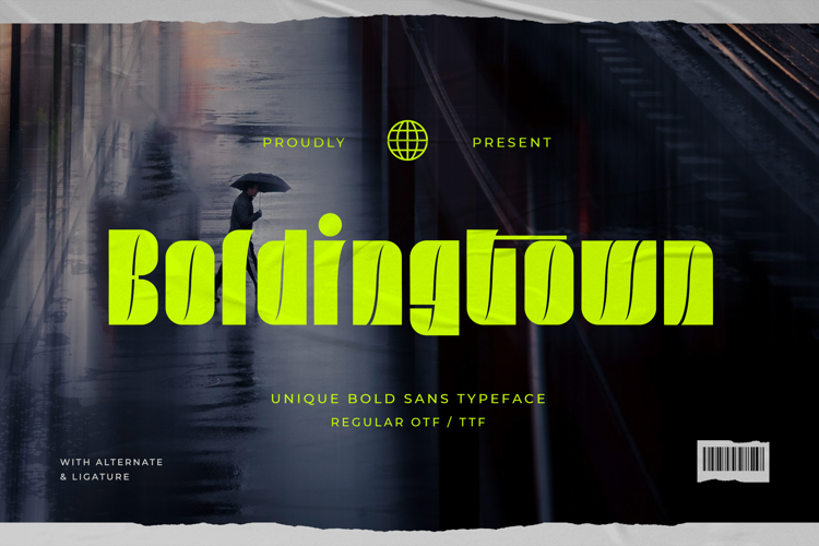 Boldingtown Font