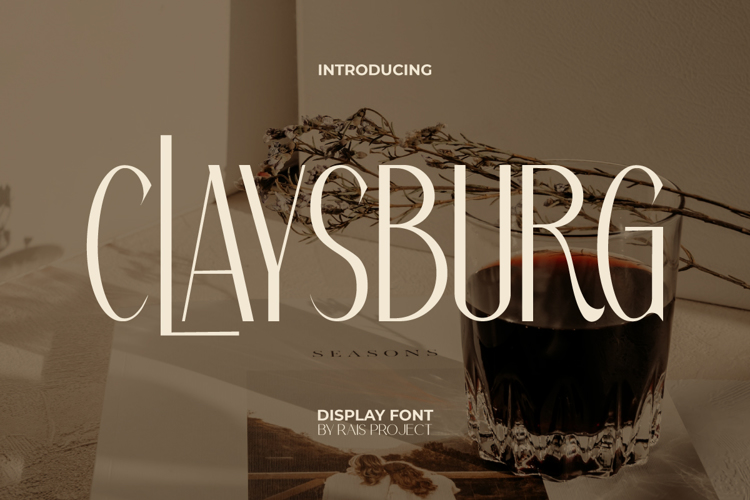 Claysburg Font