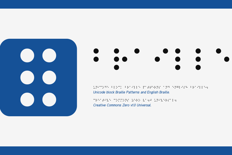 Braille CC0 Font