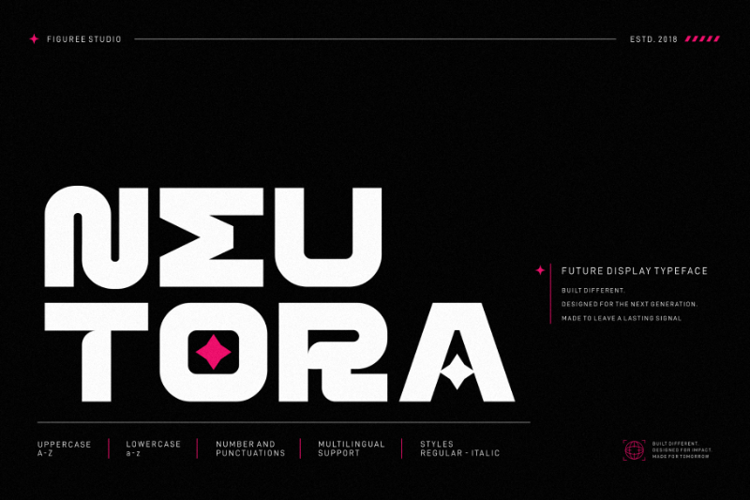 Preview of Neutora Font