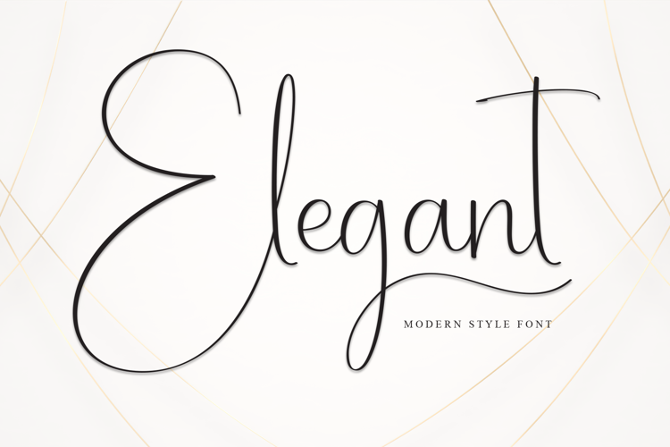 Preview of Elegant Font