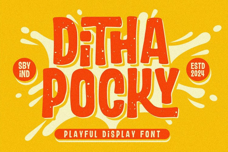 Ditha Pocky Font