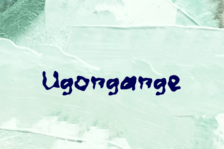 Preview of u Ugongange Font