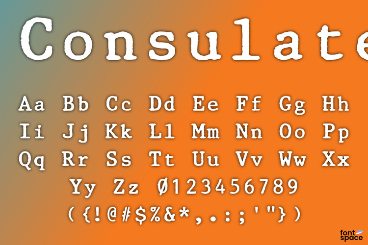 Consulate Font
