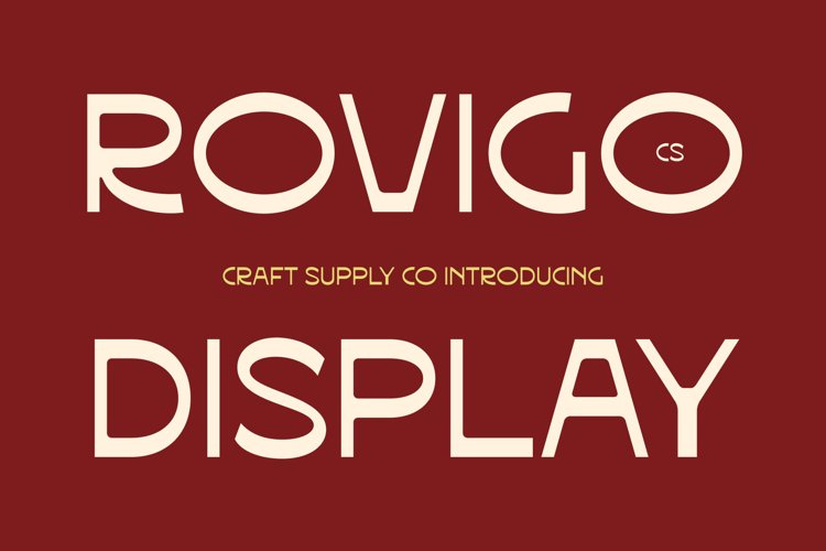 Preview of CS Rovigo Font