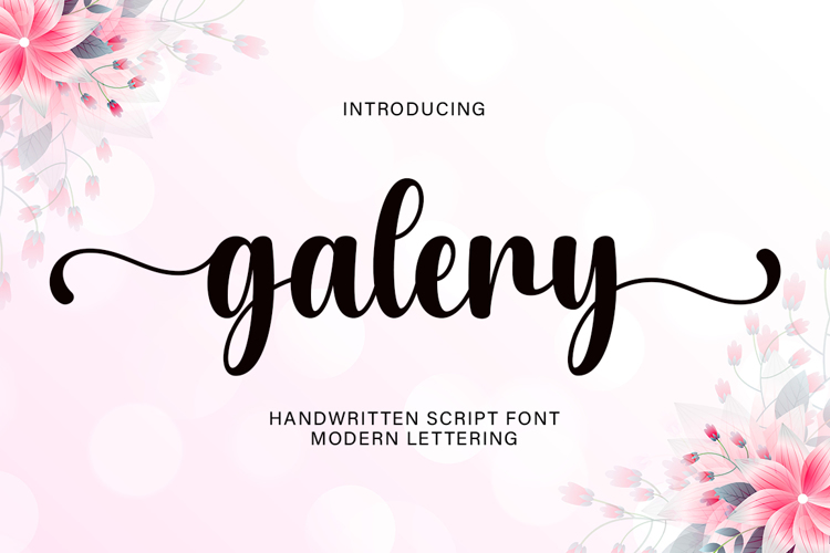 Galery Font