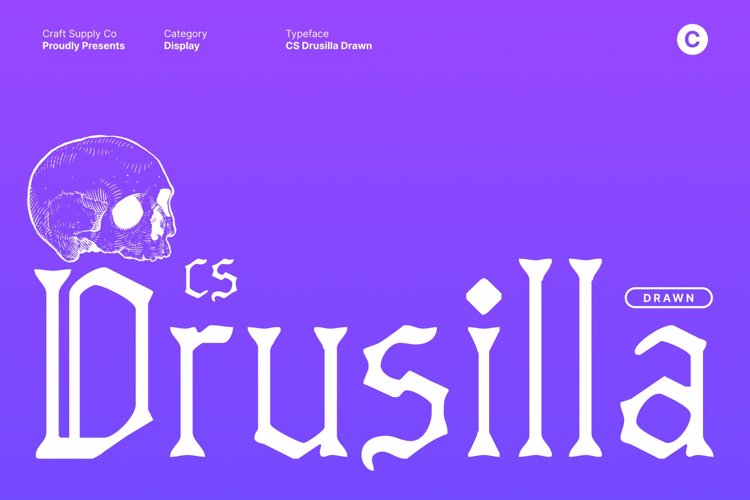 Preview of CS Drusilla Drawn Font