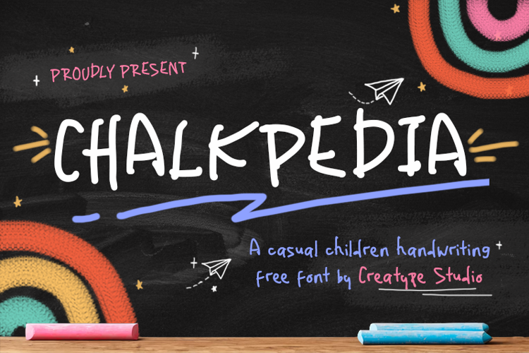 Preview of Chalkpedia Font