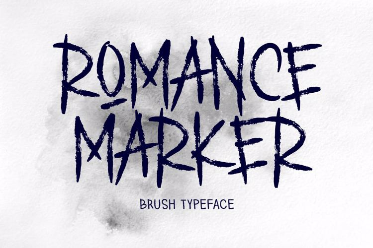 ROMANCE MARKER Font